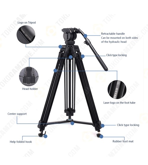 Tripod Video Diat DT 750 